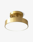 Golden Rotating Ceiling Lamp