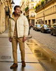Milan Modern Polyester Everyday Puffer Jacket - White
