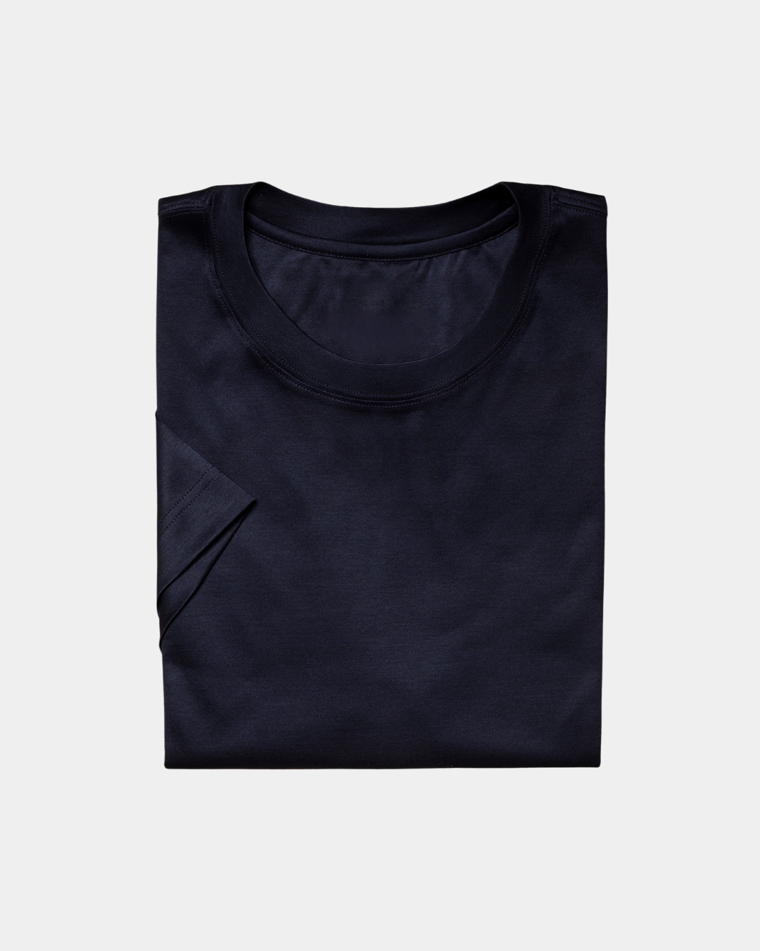 Signature Mercerised Supima T-Shirt – Dark Blue