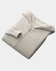 Larsen Classic Wool Knit Everyday Hoodie - Light Gray