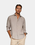 Linen Soft-Wash Classic Shirt - Oatmeal