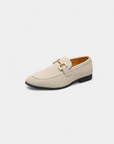 De Noble Suède Slip-On Loafers - Nude