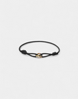Parisian Knot Stainless Steel Bracelet - Black