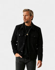 Belval Relaxed Corduroy Tailored Jacket - Black