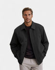 Beaumont Classic Black Bomber Jacket - Black