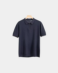 Vanton Premium Mesh Zip Poloshirt - Marineblauw