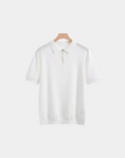 Vanton Premium Mesh Zip Poloshirt - Wit
