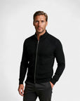 Santorini Zipper Vest Jacket - Black