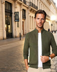 Santorini Zipper Vest Jacket - Green