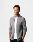 Santorini Zipper Vest Jacket - Gray