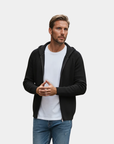 Larsen Classic Wool Knit Everyday Hoodie - Black