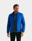 Marclain Lightweight Quilted Puffer Jacket - Blue