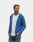 Larsen Classic Wool Knit Everyday Hoodie - Blue