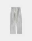 Pleated Relaxed Fit Smart Trousers - Gray