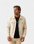 Belval Relaxed Corduroy Tailored Jacket - White