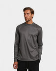 Koszulka z długim rękawem Montalto Slim Fit Taupe - Taupe