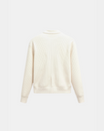 Geraffineerd gebreid vest voor elke dag - Off White