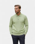 Cambridge Wool Polo Knit Sweater - Green