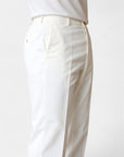 Smart Tailored Regular Fit Chino Ankle Pants - White