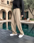 Relaxed Fit Valmont Chino Pants - Beige