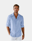 Linen Soft-Wash Classic Shirt - Light Blue