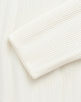 Geraffineerd gebreid vest voor elke dag - Off White