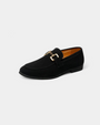 De Noble Suède Slip-On Loafers - Zwart
