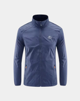Niels Lightweight Quilted Nylon Summer Jacket - Marine Blue