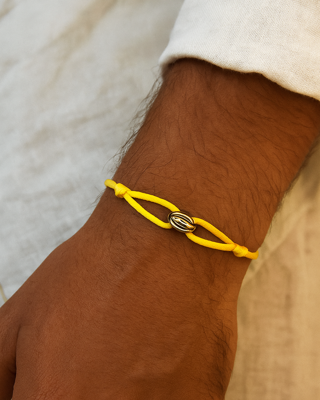 Parisian Knot Stainless Steel Bracelet - Yellow