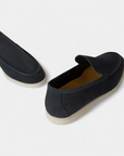 Classic Suede Loafers – Marine Blue