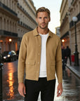 Wool Luxe Comfort Jacket - Sand