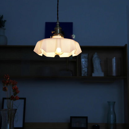 White Flower Pendant Lamp