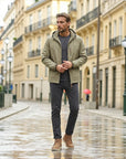 Niels Lightweight Urban Rain Jacket - Khaki