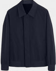 Beaumont Classic Black Bomber Jacket - Navy