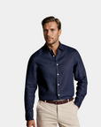 Linen Soft-Wash Classic Shirt - Navy