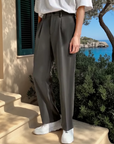 Entspannt geschnittene Valmont Chino-Hose - Grau