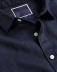 Linen Soft-Wash Classic Shirt - Navy