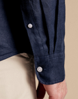 Linen Soft-Wash Classic Shirt - Navy