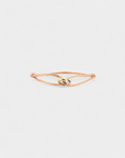 Parisian Knot Stainless Steel Bracelet - Salmon