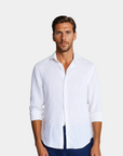 Linen Soft-Wash Classic Shirt - White