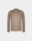 Koszulka z długim rękawem Montalto Slim Fit Taupe - Taupe