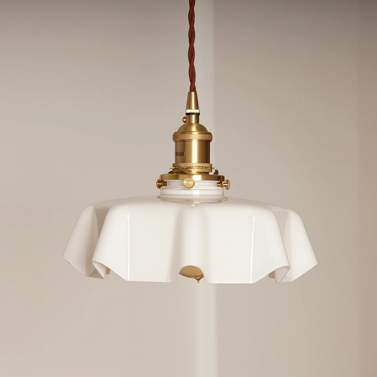 White Flower Pendant Lamp