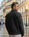 Beaumont Classic Black Bomber Jacket - Black