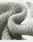 Larsen Classic Wool Knit Everyday Hoodie - Light Gray
