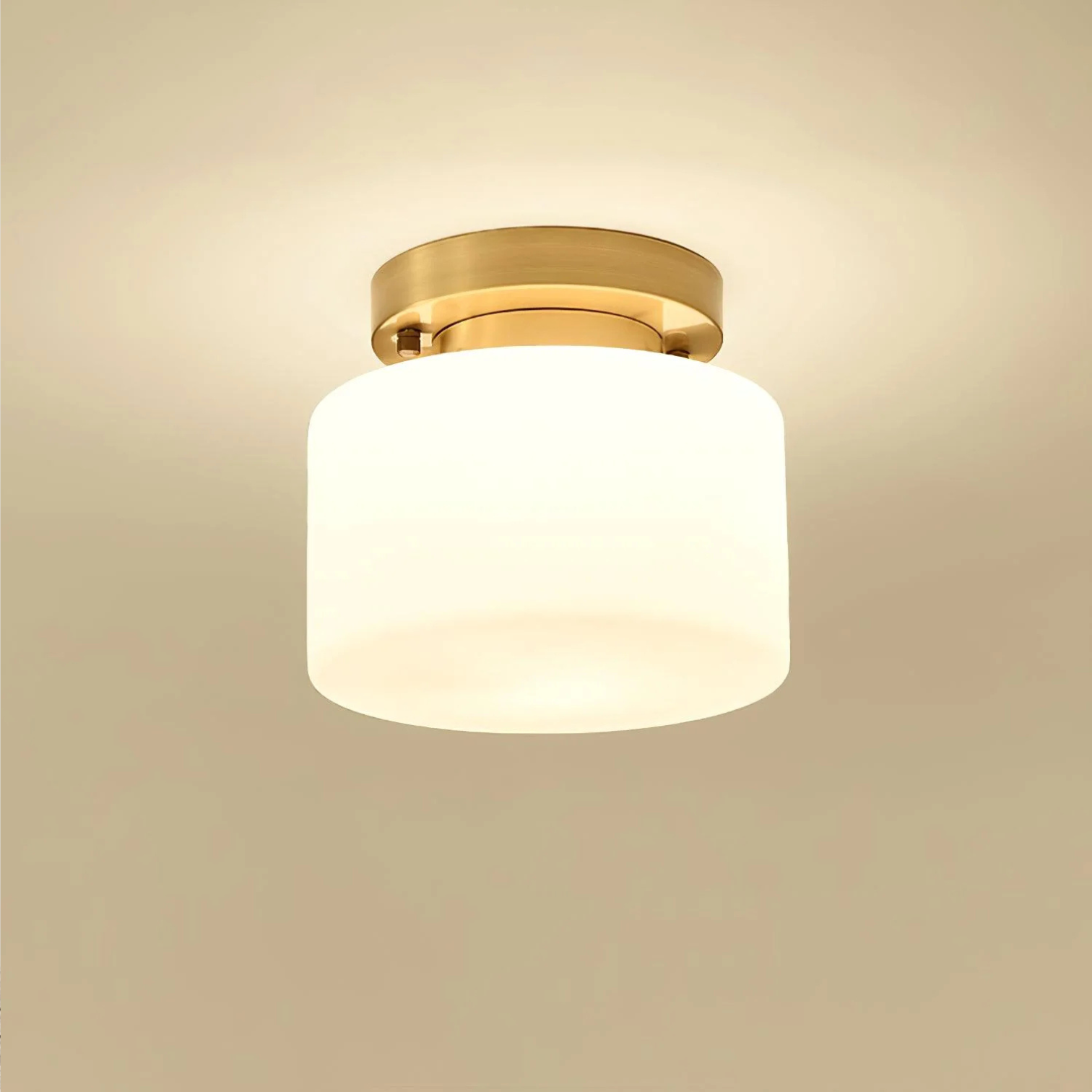 Golden Flush Mount Ceiling Lamps