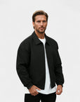 Rivaux Relaxed Black Zip Jacket
