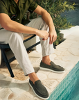 Classic Suede Loafers – Dark Green