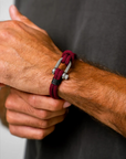 Crimson Anchor Bracelet