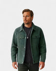 Belval Relaxed Corduroy Tailored Jacket - Green