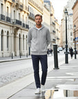 Larsen Classic Wool Knit Everyday Hoodie - Light Gray